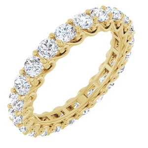 14K Yellow Gold 2 1/5 CTW Lab-Grown Diamond Eternity Band