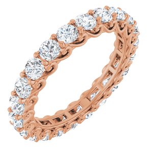 14K Rose Gold 2 1/5 CTW Natural Diamond Eternity Band
