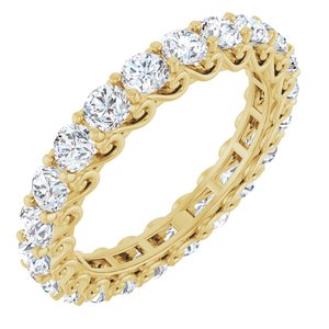 14K Yellow Gold 2 1/5 CTW Natural Diamond Eternity Band
