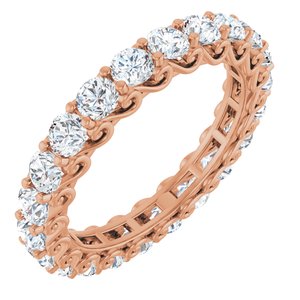 14K Rose Gold 2 1/5 CTW Natural Diamond Eternity Band