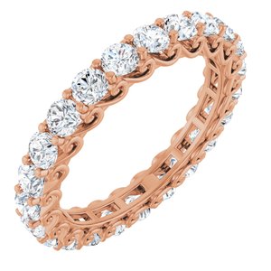 14K Rose Gold 2 1/3 CTW Natural Diamond Eternity Band