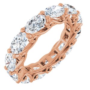 14K Rose Gold 4 3/4 CTW Lab-Grown Diamond Eternity Band
