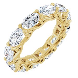 14K Yellow Gold 4 3/4 CTW Natural Diamond Eternity Band