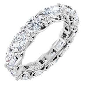 14K White Gold 4 3/4 CTW Lab-Grown Diamond Eternity Band