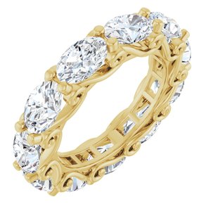 14K Yellow Gold 4 1/3 CTW Lab-Grown Diamond Eternity Band
