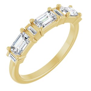 14K Yellow Gold 1 1/2 CTW Natural Diamond Anniversary Band