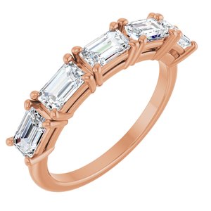 14K Rose Gold 1 3/4 CTW Lab-Grown Diamond Anniversary Band