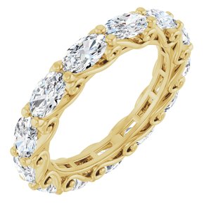 14K Yellow Gold 3 1/4 CTW Lab-Grown Diamond Eternity Band