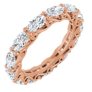 14K Rose Gold 3 1/2 CTW Lab-Grown Diamond Eternity Band
