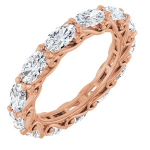 14K Rose Gold 3 1/4 CTW Lab-Grown Diamond Eternity Band