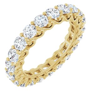 14K Yellow Gold 2 1/8 CTW Natural Diamond Eternity Band