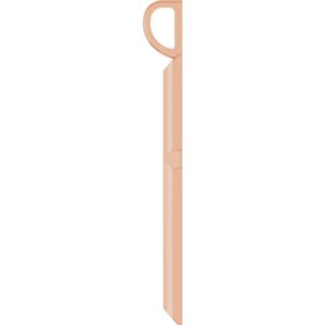 14K Rose Gold Knife-Edge Cross Charm/Pendant