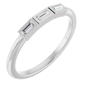 Platinum 1/10 CTW Natural Diamond Anniversary Band