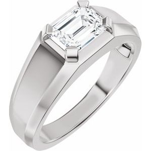Platinum 1 CTW Lab-Grown Diamond Band