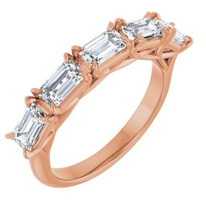 14K Rose Gold 1 3/4 CTW Natural Diamond Anniversary Band