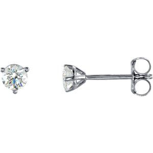14K White Gold 1/3 CTW Natural Diamond Stud Earrings