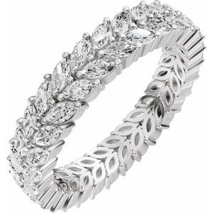Platinum Lab-Grown Diamond Eternity Band Size 7