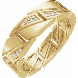 14K Yellow Gold 1/4 CTW Natural Diamond Eternity Band