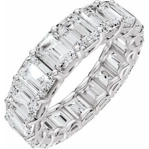 14K White Gold 7 1/2 CTW Lab-Grown Diamond Eternity Band