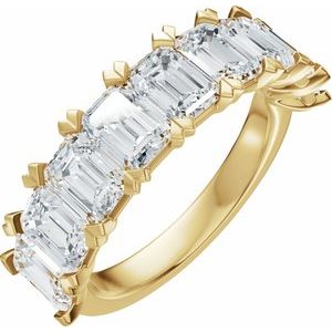 14K Yellow Gold 3 5/8 CTW Natural Diamond Anniversary Band