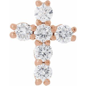 14K Rose Gold 1/4 CTW Lab-Grown Diamond Pendant