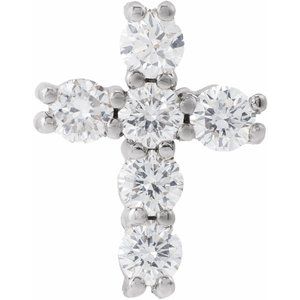 14K White Gold 1/4 CTW Lab-Grown Diamond Pendant