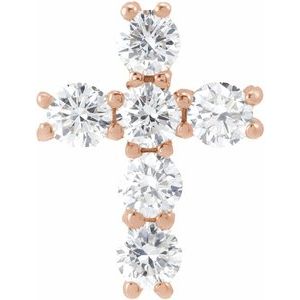 14K Rose Gold 1/3 CTW Lab-Grown Diamond Pendant