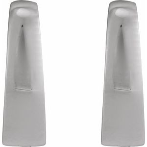 14K White Gold Hinged  15 mm Hoop Earring