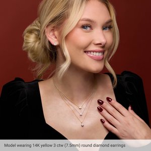 14K Rose Gold 1 CTW Lab-Grown Diamond Stud Earrings