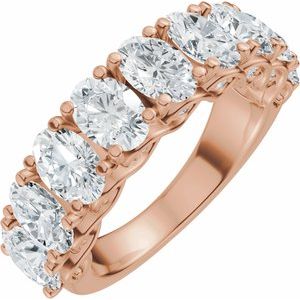 14K Rose Gold 3 3/4 CTW Natural Diamond Anniversary Band