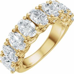 14K Yellow Gold 3 3/4 CTW Lab-Grown Diamond Anniversary Band