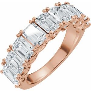 14K Rose Gold 3 3/4 CTW Natural Diamond Anniversary Band
