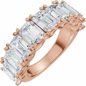 14K Rose Gold 5 7/8 CTW Lab-Grown Diamond Anniversary Band