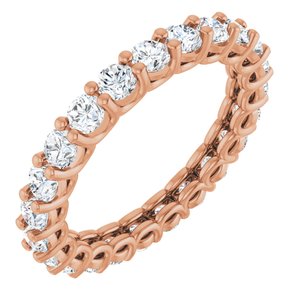14K Rose Gold 2 1/3 CTW Lab-Grown Diamond Eternity Band