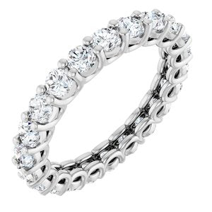 14K White Gold 2 1/5 CTW Lab-Grown Diamond Eternity Band