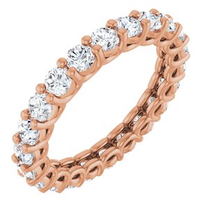 14K Rose Gold 2 1/5 CTW Natural Diamond Eternity Band