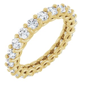 14K Yellow Gold 2 1/5 CTW Lab-Grown Diamond Eternity Band