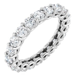 Platinum 2 1/8 CTW Natural Diamond Eternity Band