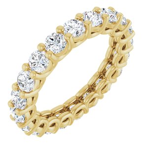 14K Yellow Gold 2 CTW Natural Diamond Eternity Band