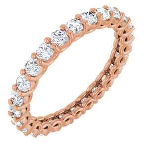 14K Rose Gold 1 1/6 CTW Natural Diamond Eternity Band