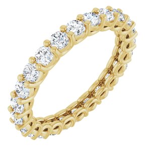 14K Yellow Gold 1 5/8 CTW Natural Diamond Eternity Band