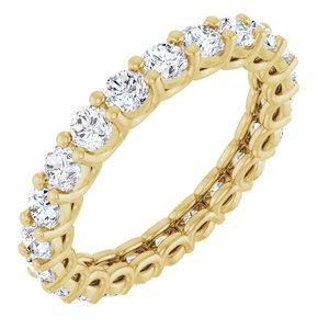 14K Yellow Gold 1 1/2 CTW Lab-Grown Diamond Eternity Band