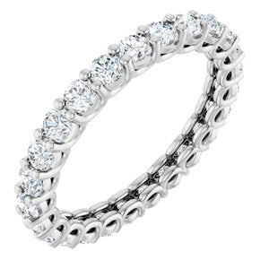 14K White Gold 1 3/4 CTW Natural Diamond Eternity Band