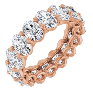 14K Rose Gold 6 3/8 CTW Lab-Grown Diamond Eternity Band