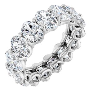 14K White Gold 6 CTW Lab-Grown Diamond Eternity Band