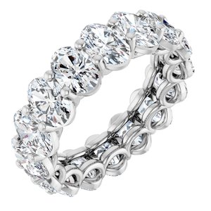 Platinum 6 3/8 CTW Lab-Grown Diamond Eternity Band