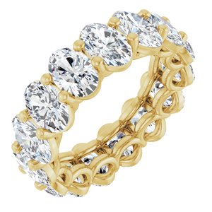 14K Yellow Gold 6 CTW Natural Diamond Eternity Band