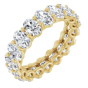 14K Yellow Gold 7 1/5 CTW Natural Diamond Eternity Band