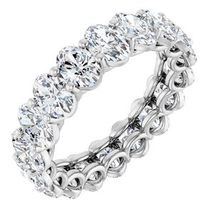 14K White Gold 7 1/5 CTW Lab-Grown Diamond Eternity Band