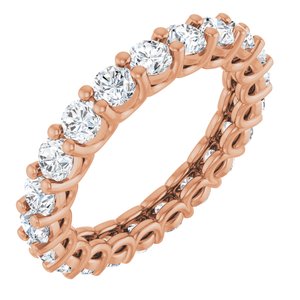 14K Rose Gold 2 1/8 CTW Lab-Grown Diamond Eternity Band